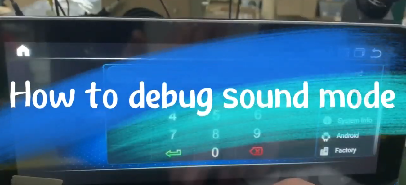 How to debug sound parameters