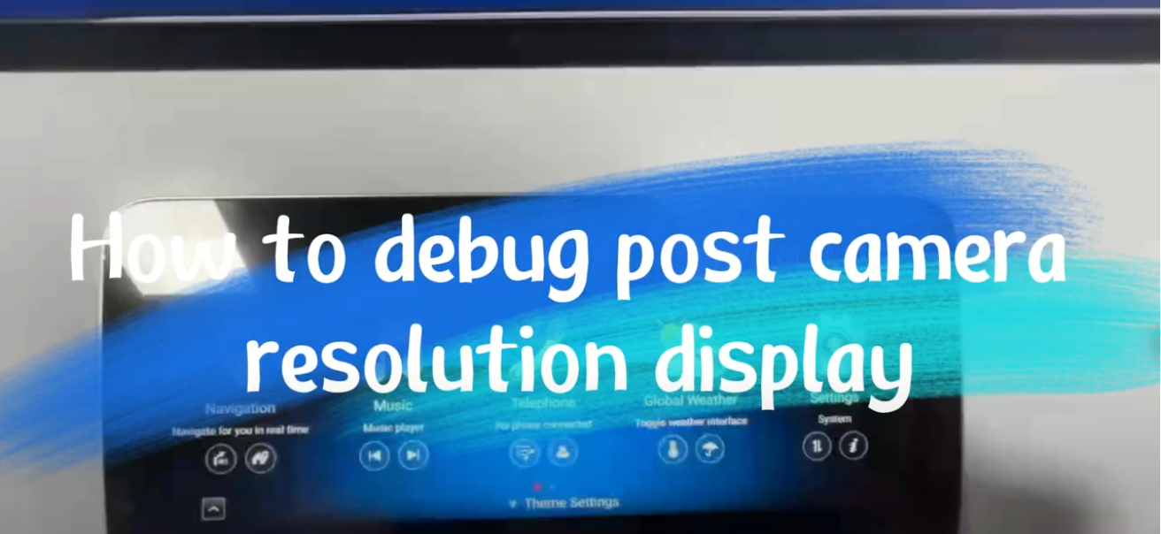 How to set the rear camera resolution