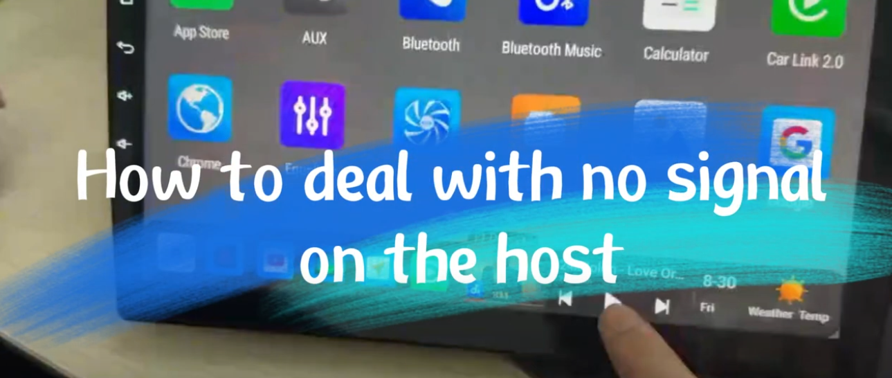 How to deal with no signal on the host