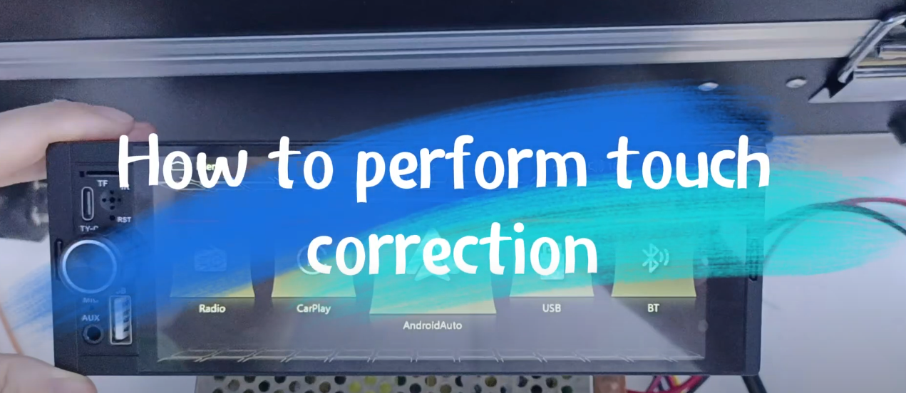 How to perform touch correction