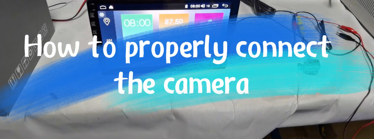 How to properly connect the camera