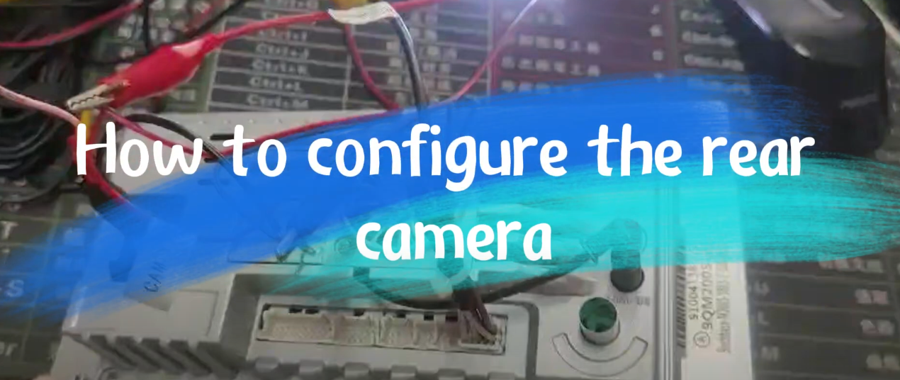 How to configure the rear camera