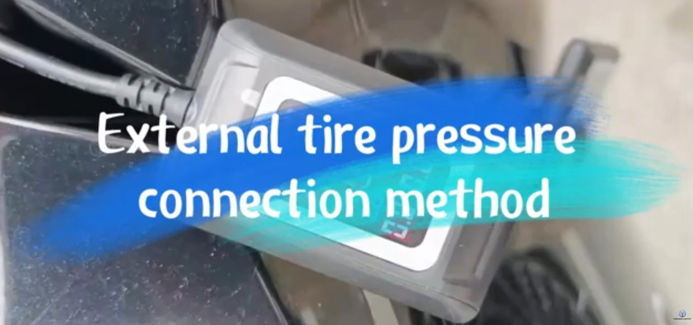 TPMS series external tire pressure connection method